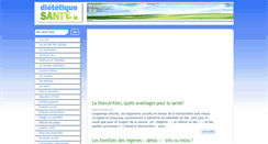 Desktop Screenshot of dietetique-sante.com